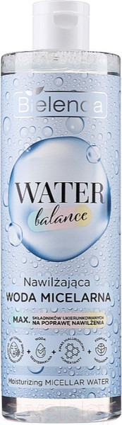 Изображение товара Мицеллярная вода Bielenda Water Balance Увлажняющая (400мл)