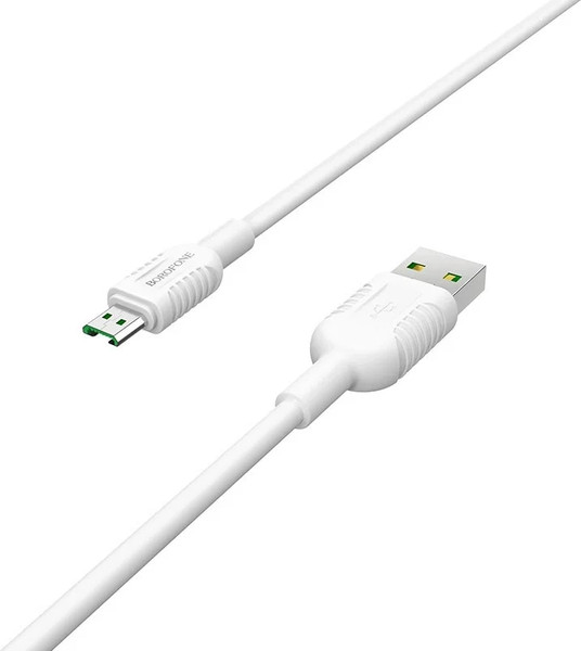 Изображение товара Кабель Borofone BX33 AM-microBM (1.2м, белый)