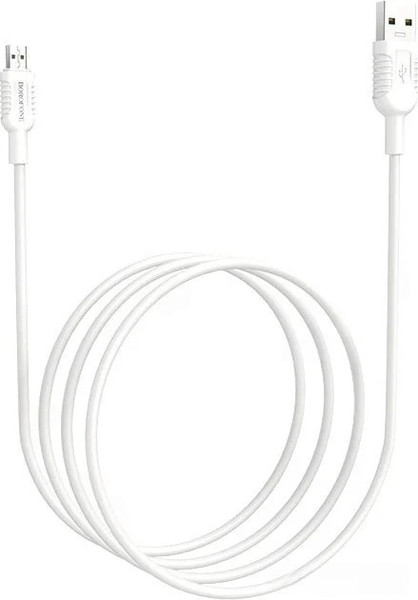 Изображение товара Кабель Borofone BX33 AM-microBM (1.2м, белый)