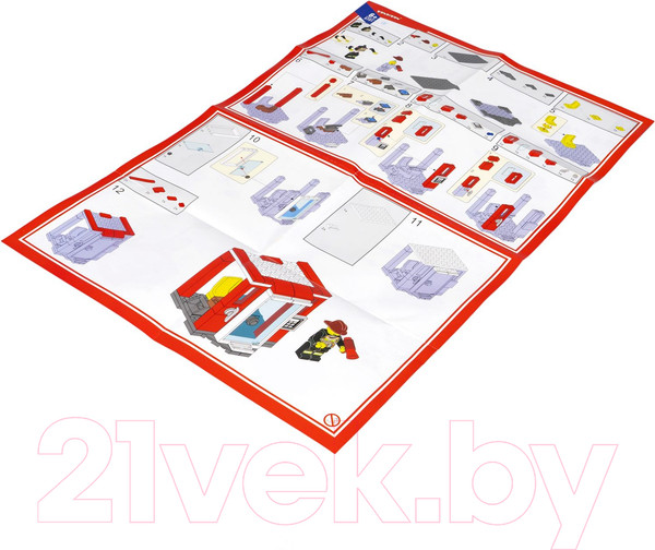 Изображение товара Конструктор Bondibon Пожарная Служба Пожарная команда / ВВ5731 (300эл)