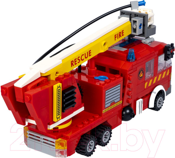 Изображение товара Конструктор Bondibon Пожарная Служба. Пожарная машина / ВВ5706 (364эл)