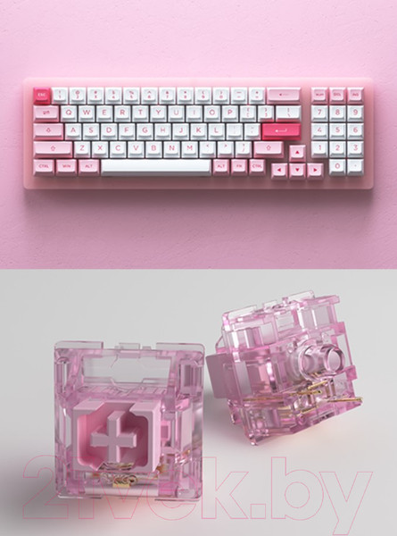 Изображение товара Клавиатура Akko ACR98 mini RGB Acrylic / 1745898 (Prunus Lannesiana)