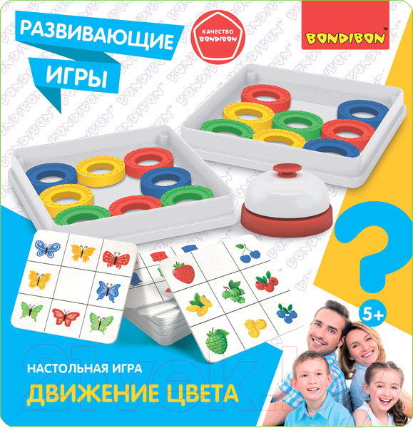 Изображение товара Развивающая игра Bondibon Движение цвета / ВВ5663