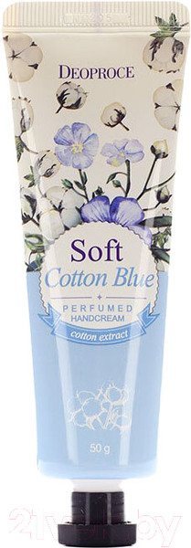 Изображение товара Крем для рук Deoproce Soft Cotton Blue Perfumed Hand Cream (50г)