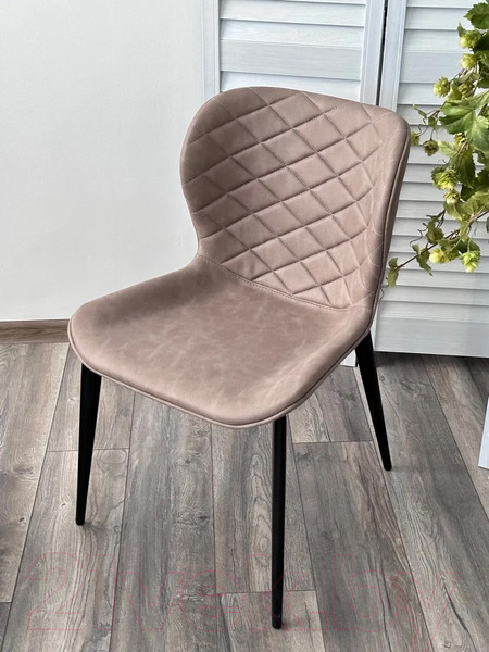 Изображение товара Стул M-City Клод / 688M05066 (Kiprus-03 латте искусственная замша/черный)