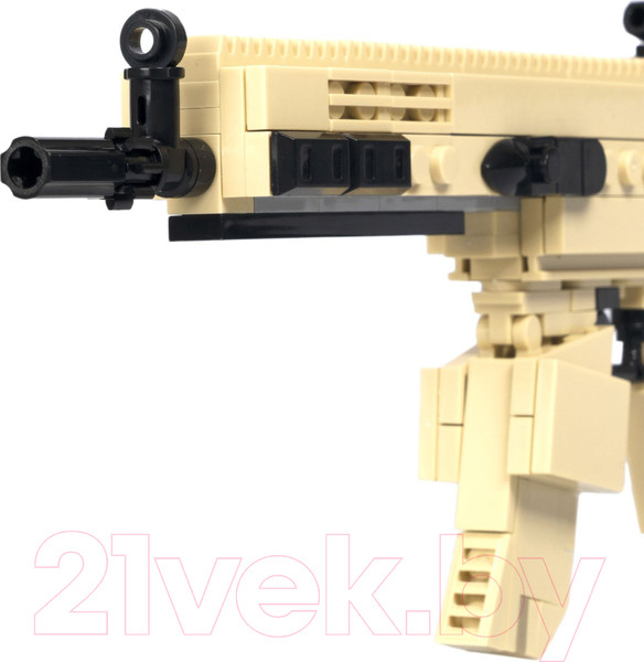 Изображение товара Конструктор Bondibon Военный Десант Автоматическая винтовка / ВВ5710 (143эл)