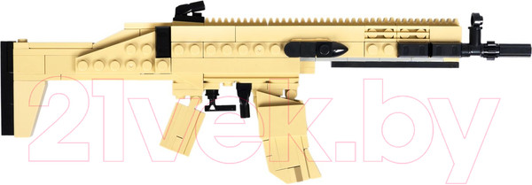 Изображение товара Конструктор Bondibon Военный Десант Автоматическая винтовка / ВВ5710 (143эл)