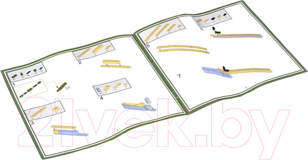 Изображение товара Конструктор Bondibon Военный Десант Автоматическая винтовка / ВВ5710 (143эл)