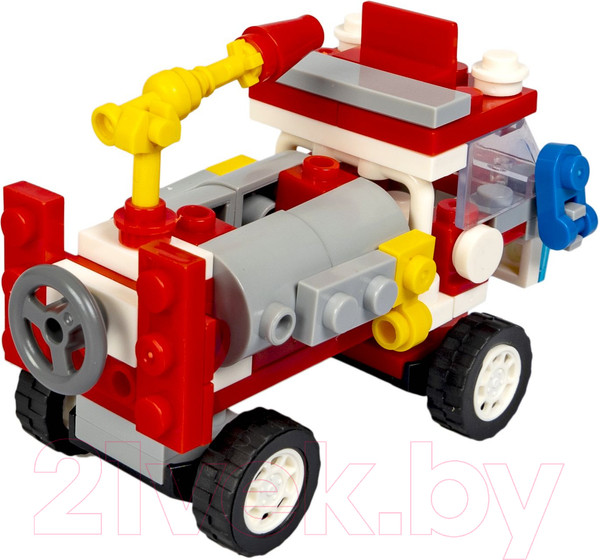 Изображение товара Конструктор Bondibon Пожарная служба Пожарная машина / ВВ5735 (95эл)