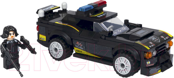 Изображение товара Конструктор Bondibon Полицейский патруль Машина / ВВ5713 (274эл)