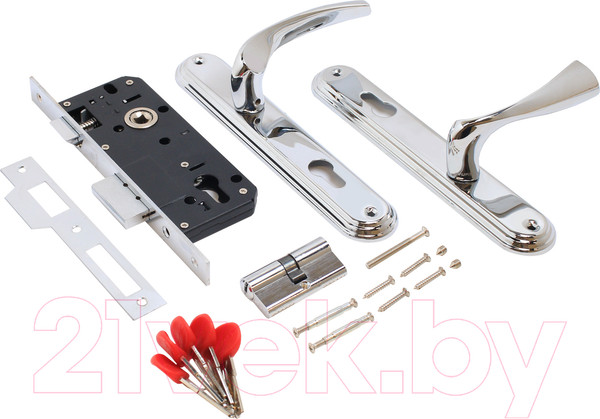 Изображение товара Замок врезной БУЛАТ Номос ЗВ4-1.03.04 (хром)