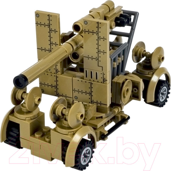 Изображение товара Конструктор Bondibon Военный Десант Зенитная установка / ВВ5703 (174эл)