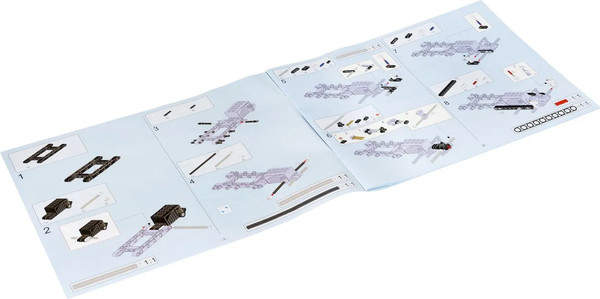 Изображение товара Конструктор инерционный Bondibon Гоночная машина / ВВ5683 (489эл, белый)