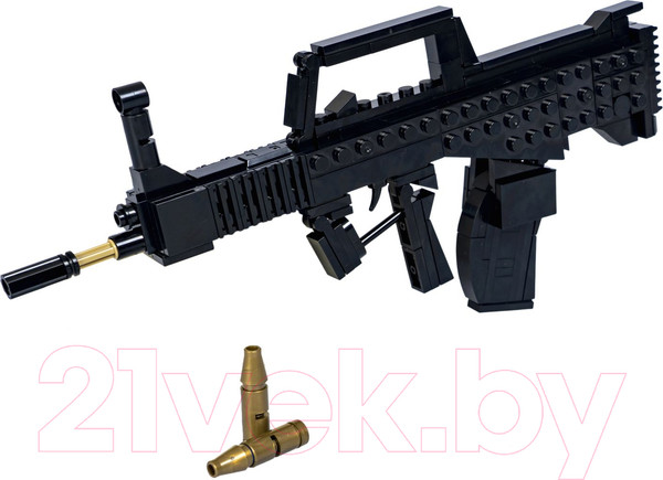 Изображение товара Конструктор Bondibon Военный Десант Автомат / ВВ5711 (170эл)