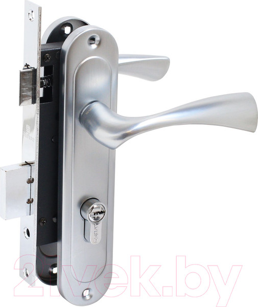 Изображение товара Замок врезной БУЛАТ Номос ЗВ4-1.70.03.07 (титан)