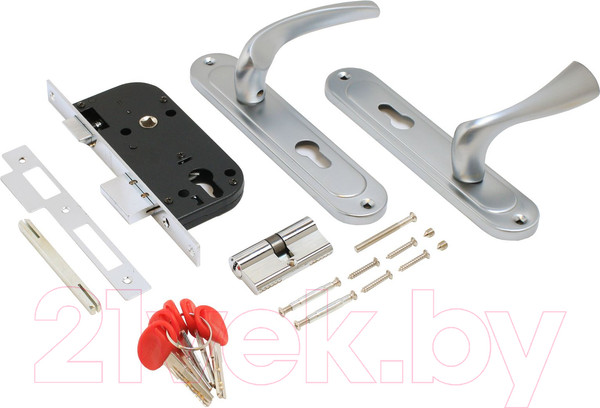 Изображение товара Замок врезной БУЛАТ Номос ЗВ4-1.70.03.07 (титан)