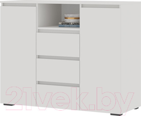 Изображение товара Тумба Стендмебель Хелен КМ 01 1202 (белый/белый)