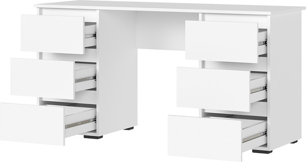 Изображение товара Письменный стол Стендмебель Хелен ПС 02 (белый/белый)