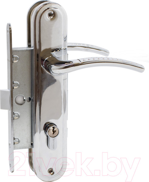 Изображение товара Замок врезной Аллюр ЗВ 7-132/85 CP (хром)