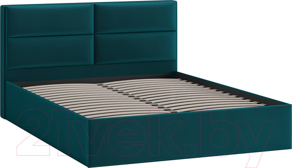 Изображение товара Каркас кровати ТриЯ Глосс Универсальный тип 1 160x200 (велюр Confetti Izumrud)