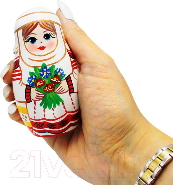 Изображение товара Матрешка сувенирная Брестская Фабрика Сувениров Белорусская матрешка в национальной одежде 5043