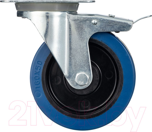 Изображение товара Опора колесная для тележки складской Стелла-техник N48160RBLB