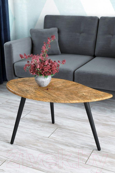 Изображение товара Журнальный столик Калифорния мебель Берли 12мм (дуб американский)