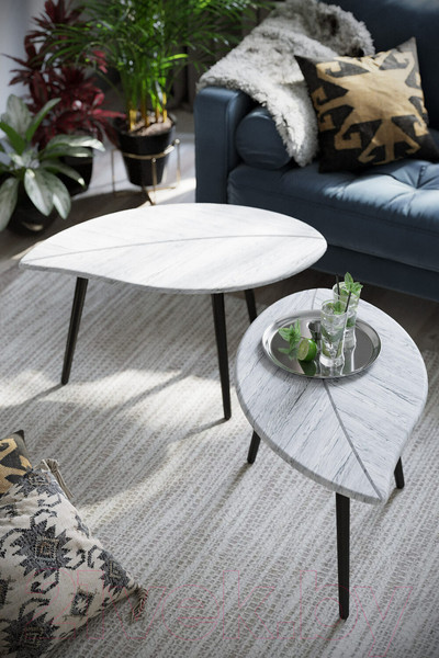 Изображение товара Журнальный столик Калифорния мебель Берли 12мм (дуб грей)