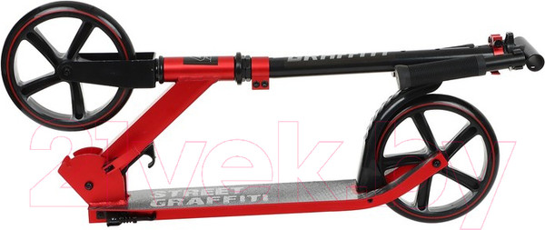 Изображение товара Самокат городской Graffiti 7350707 (красный)
