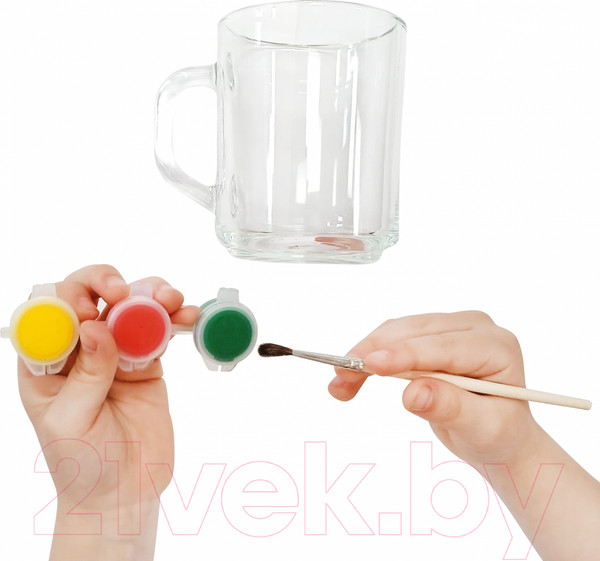 Изображение товара Набор для творчества Десятое королевство Кружка под роспись. Цветочки / 04498