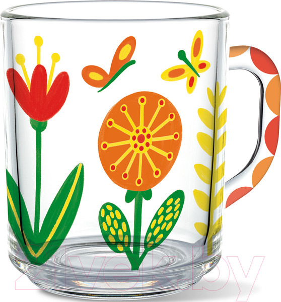 Изображение товара Набор для творчества Десятое королевство Кружка под роспись. Цветочки / 04498