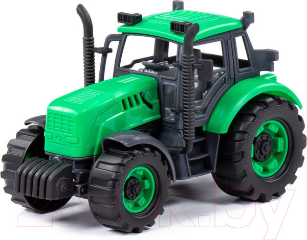 Изображение товара Трактор игрушечный Полесье Прогресс / 94162 (зеленый)