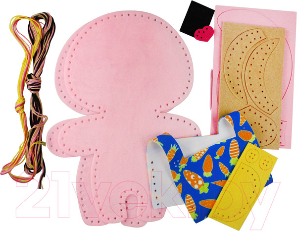 Изображение товара Набор для шитья Десятое королевство Плюшевая игрушка своими руками Зайка / 04376