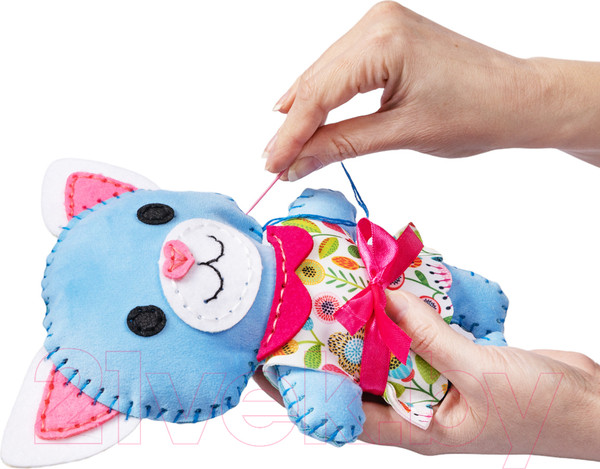 Изображение товара Набор для шитья Десятое королевство Плюшевая игрушка своими руками Кошечка / 04370