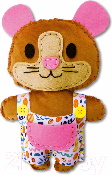 Изображение товара Набор для шитья Десятое королевство Плюшевая игрушка своими руками Хомяк / 04373