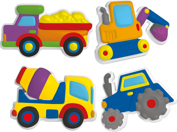 Изображение товара Набор для творчества Десятое королевство Магниты из гипса под роспись Строительная техника / 04489