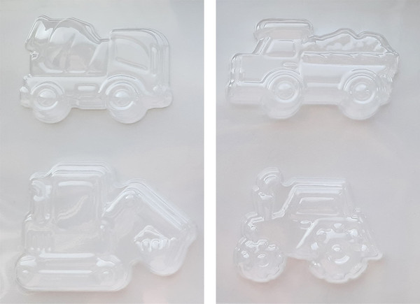 Изображение товара Набор для творчества Десятое королевство Магниты из гипса под роспись Строительная техника / 04489