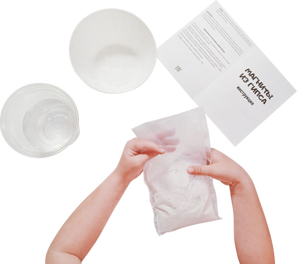 Изображение товара Набор для творчества Десятое королевство Магниты из гипса под роспись Строительная техника / 04489