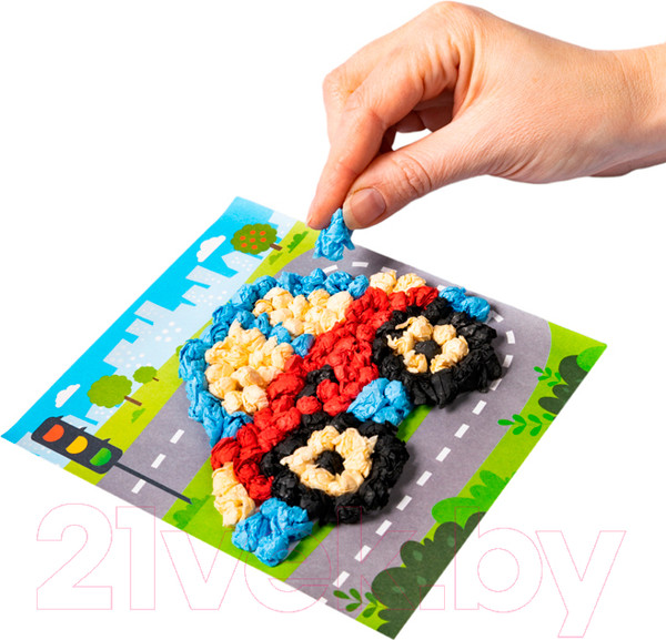 Изображение товара Набор для творчества Десятое королевство Аппликация из тишью Автомобиль / 04614