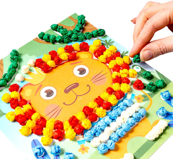 Изображение товара Набор для творчества Десятое королевство Аппликация из тишью Лев / 04633