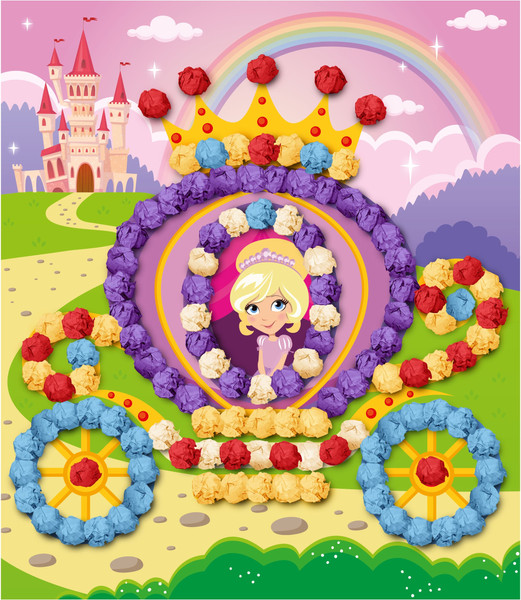 Изображение товара Набор для творчества Десятое королевство Аппликация из тишью Принцесса / 04629