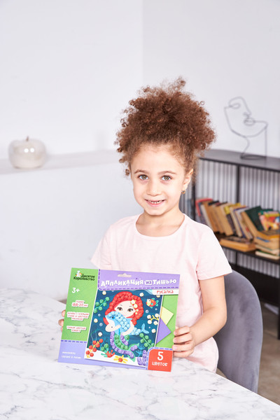 Изображение товара Набор для творчества Десятое королевство Аппликация из тишью Русалка / 04634