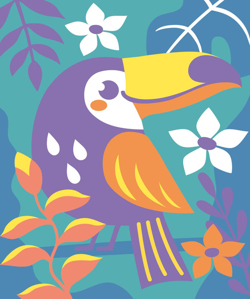 Изображение товара Набор для творчества Десятое королевство Песочная фреска Тукан / 04315