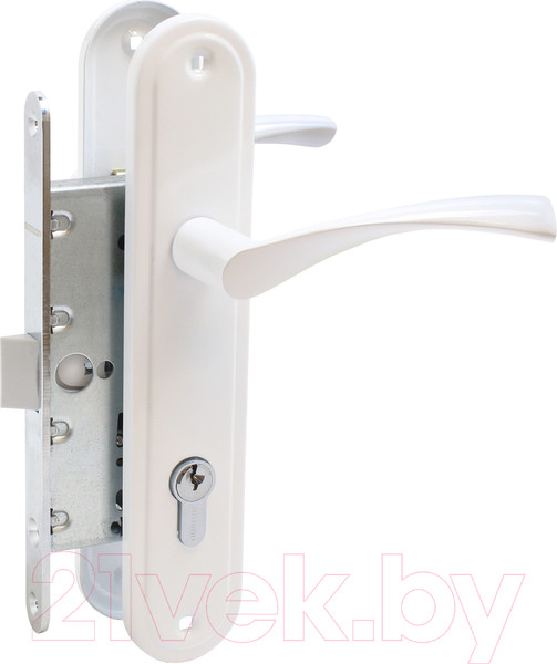 Изображение товара Замок врезной Аллюр ЗВ 7-103/85 WW (белый)