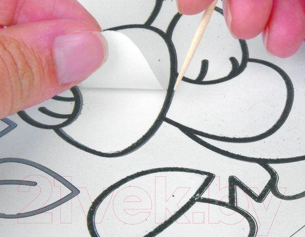 Изображение товара Набор для творчества Десятое королевство Песочная фреска Букет цветов / 04335