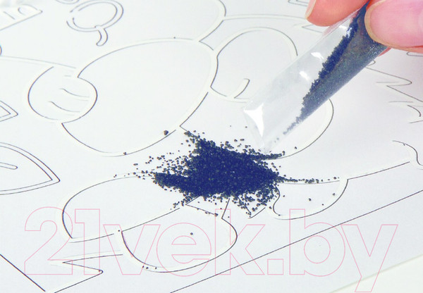 Изображение товара Набор для творчества Десятое королевство Песочная фреска Букет цветов / 04335