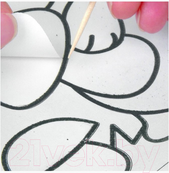 Изображение товара Набор для творчества Десятое королевство Песочная фреска Динозаврик / 04333