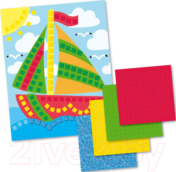 Изображение товара Набор для творчества Десятое королевство Аппликация Парусник / 02779