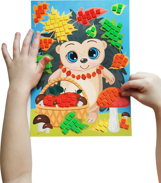 Изображение товара Набор для творчества Десятое королевство Аппликация Ежик / 04201