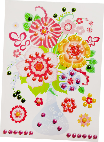 Изображение товара Набор для творчества Десятое королевство Аппликация бусинами Жемчужинка Весенняя фантазия / 01979